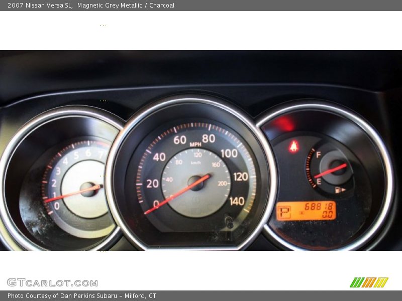 Magnetic Grey Metallic / Charcoal 2007 Nissan Versa SL