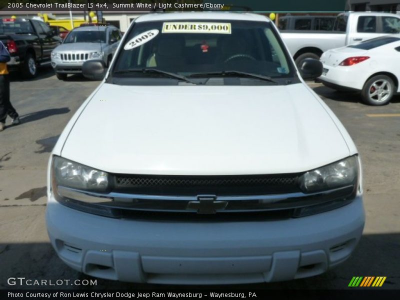 Summit White / Light Cashmere/Ebony 2005 Chevrolet TrailBlazer LS 4x4