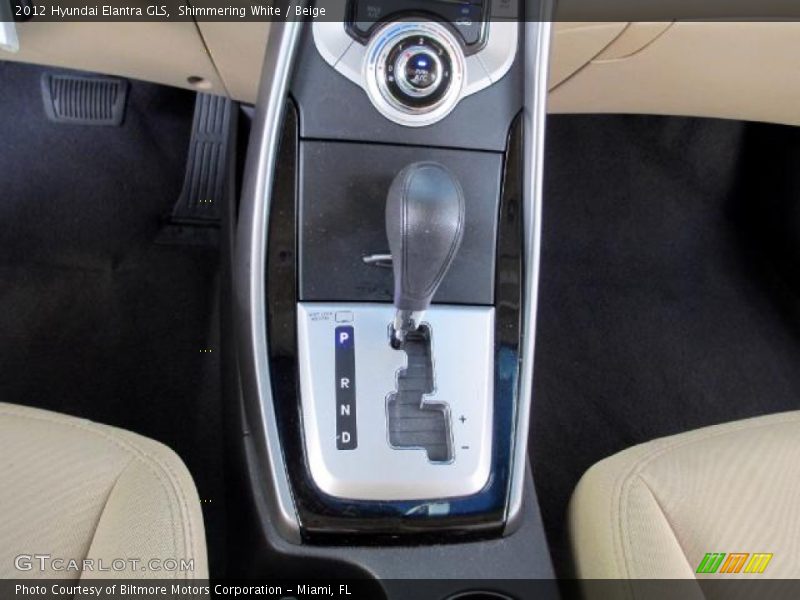 Shimmering White / Beige 2012 Hyundai Elantra GLS