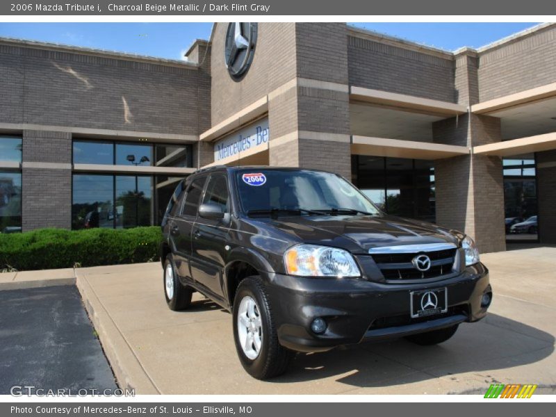 Charcoal Beige Metallic / Dark Flint Gray 2006 Mazda Tribute i