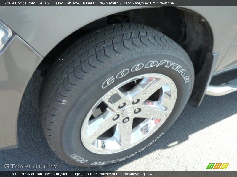 Mineral Gray Metallic / Dark Slate/Medium Graystone 2009 Dodge Ram 1500 SLT Quad Cab 4x4