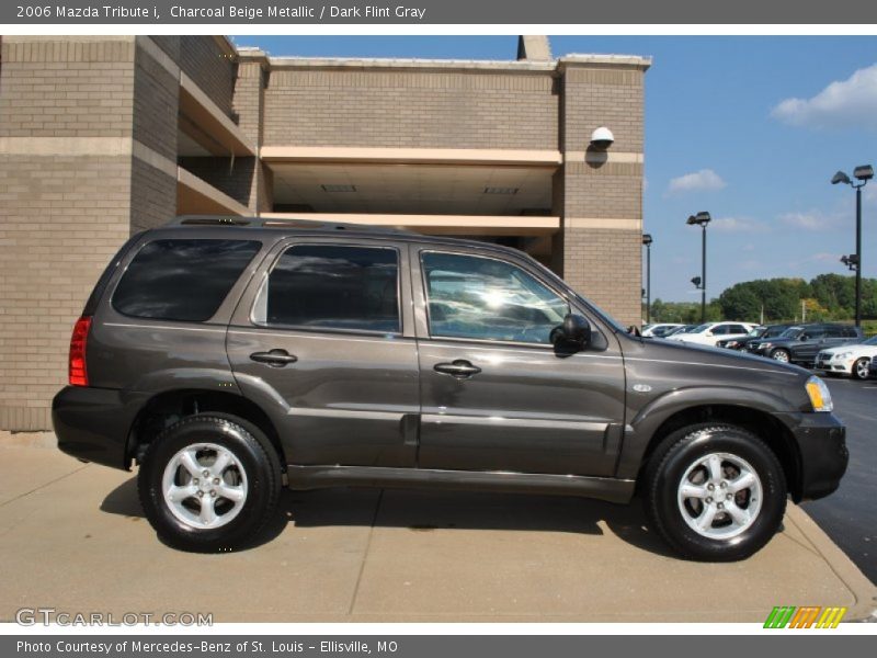 Charcoal Beige Metallic / Dark Flint Gray 2006 Mazda Tribute i
