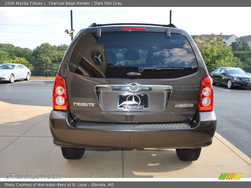 Charcoal Beige Metallic / Dark Flint Gray 2006 Mazda Tribute i