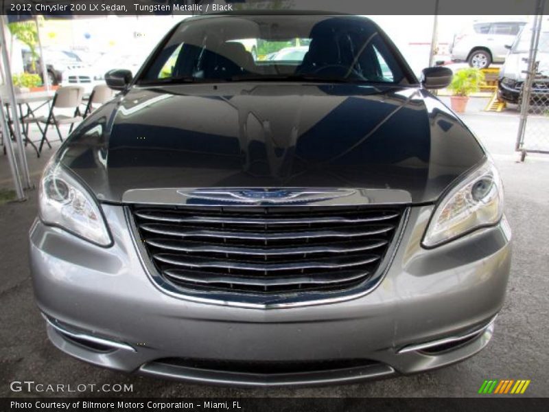 Tungsten Metallic / Black 2012 Chrysler 200 LX Sedan