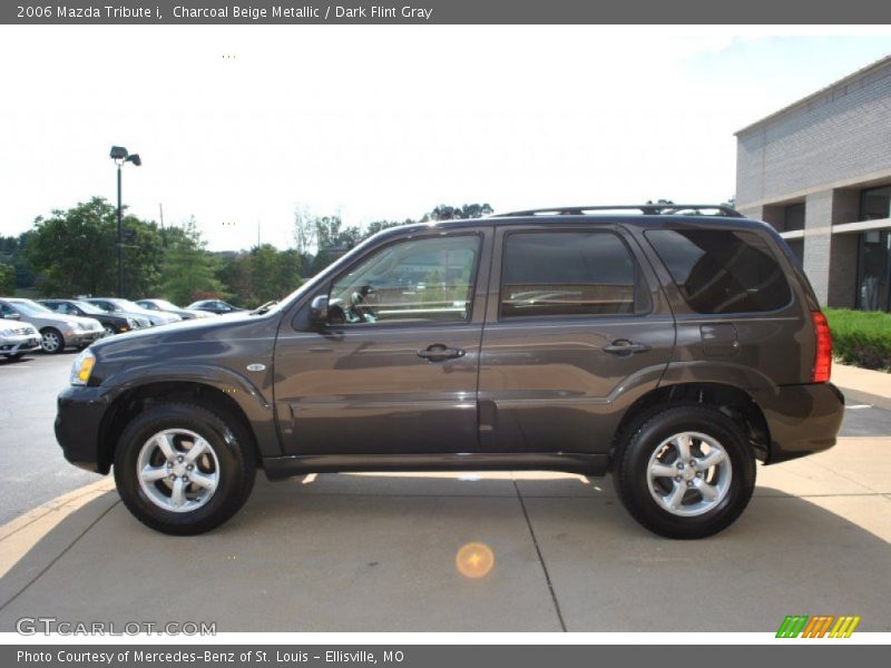 Charcoal Beige Metallic / Dark Flint Gray 2006 Mazda Tribute i