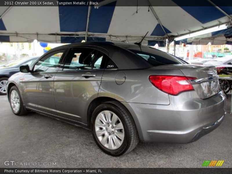 Tungsten Metallic / Black 2012 Chrysler 200 LX Sedan