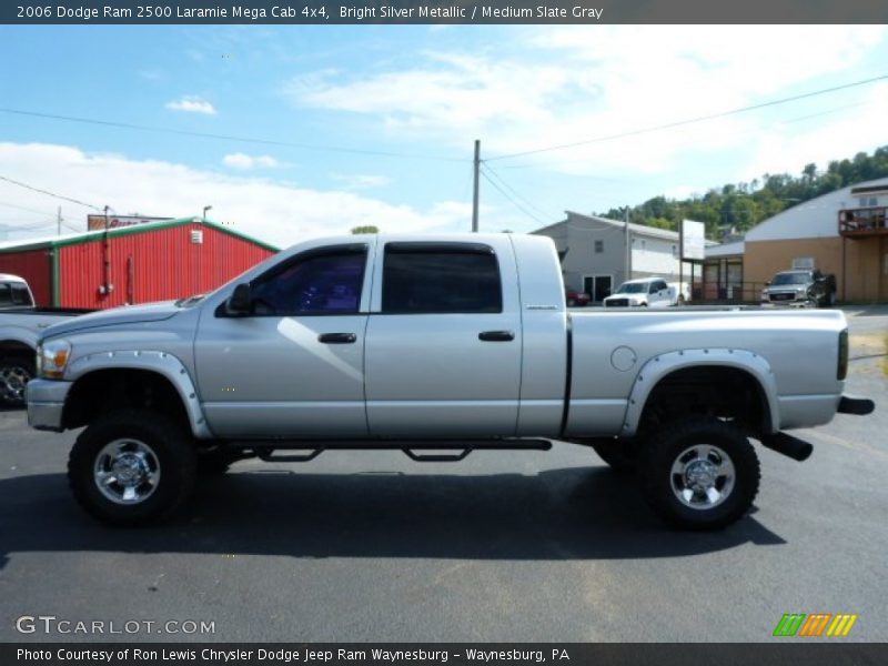 Bright Silver Metallic / Medium Slate Gray 2006 Dodge Ram 2500 Laramie Mega Cab 4x4