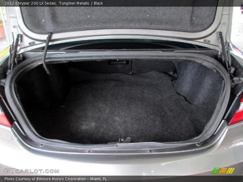Tungsten Metallic / Black 2012 Chrysler 200 LX Sedan