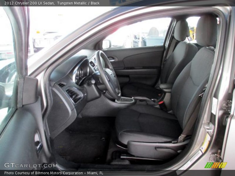 Tungsten Metallic / Black 2012 Chrysler 200 LX Sedan