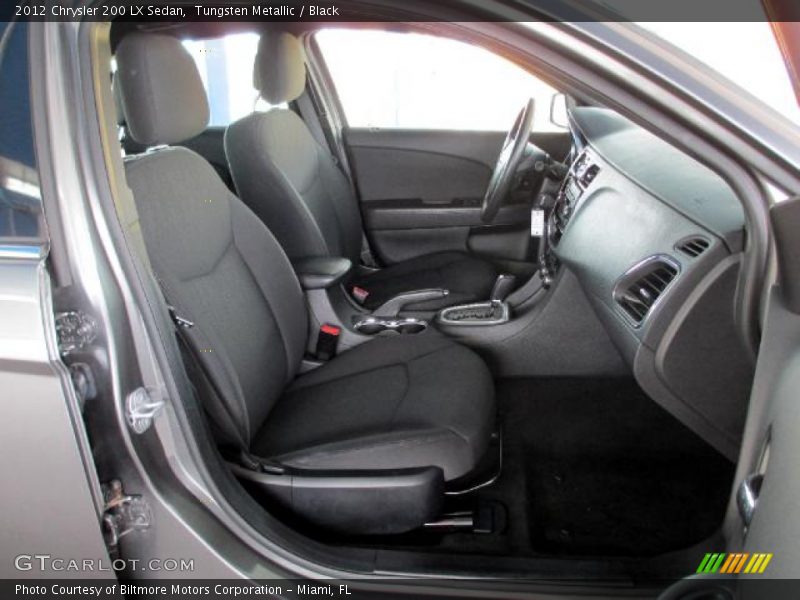 Tungsten Metallic / Black 2012 Chrysler 200 LX Sedan