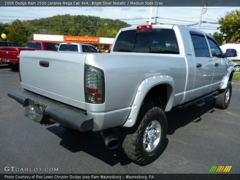 Bright Silver Metallic / Medium Slate Gray 2006 Dodge Ram 2500 Laramie Mega Cab 4x4
