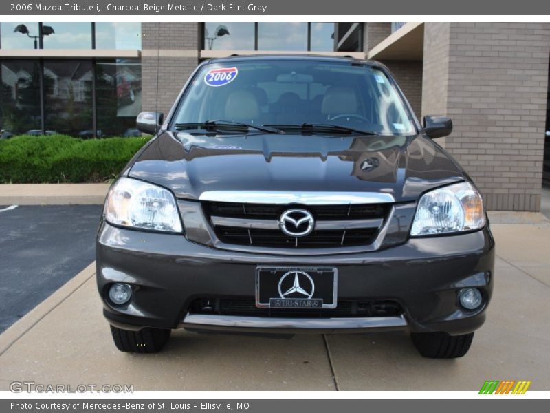 Charcoal Beige Metallic / Dark Flint Gray 2006 Mazda Tribute i