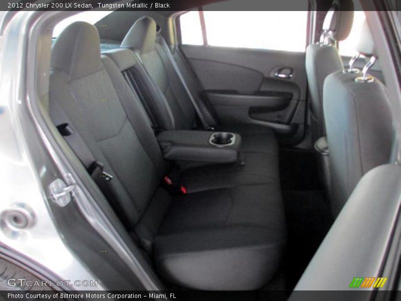 Tungsten Metallic / Black 2012 Chrysler 200 LX Sedan