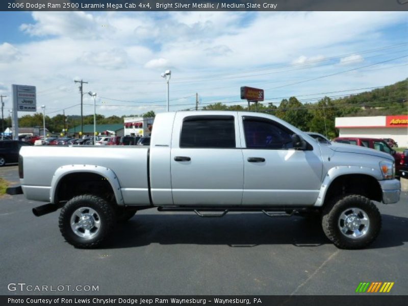 Bright Silver Metallic / Medium Slate Gray 2006 Dodge Ram 2500 Laramie Mega Cab 4x4