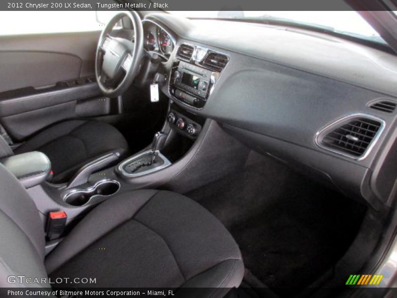 Tungsten Metallic / Black 2012 Chrysler 200 LX Sedan