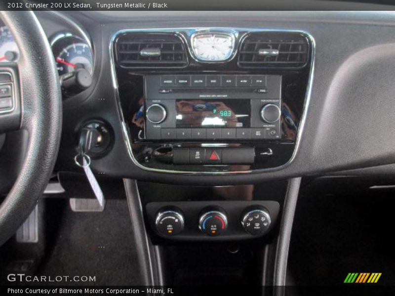 Tungsten Metallic / Black 2012 Chrysler 200 LX Sedan