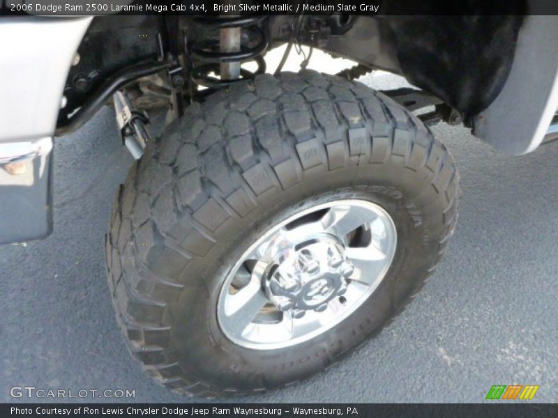 Bright Silver Metallic / Medium Slate Gray 2006 Dodge Ram 2500 Laramie Mega Cab 4x4