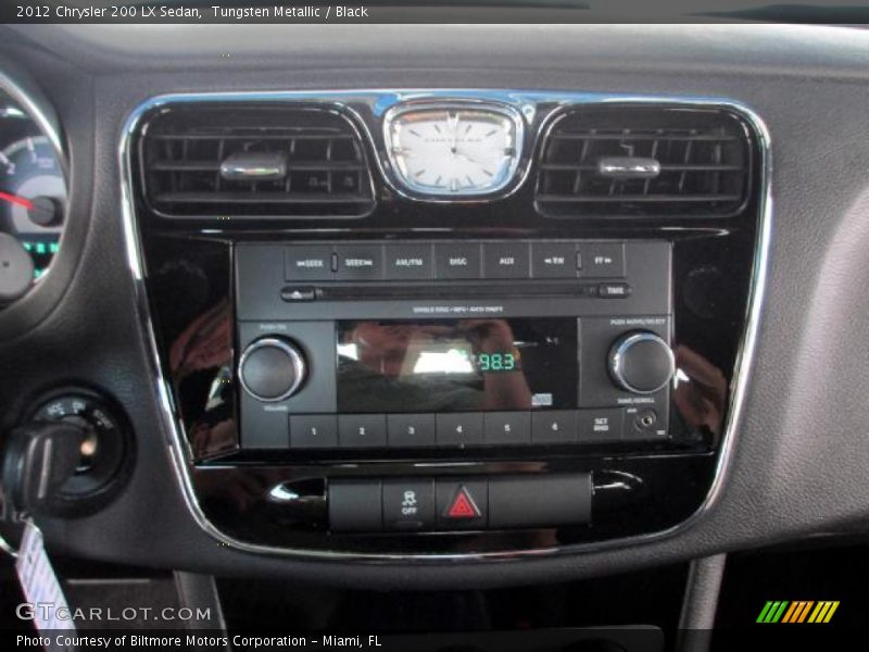 Tungsten Metallic / Black 2012 Chrysler 200 LX Sedan
