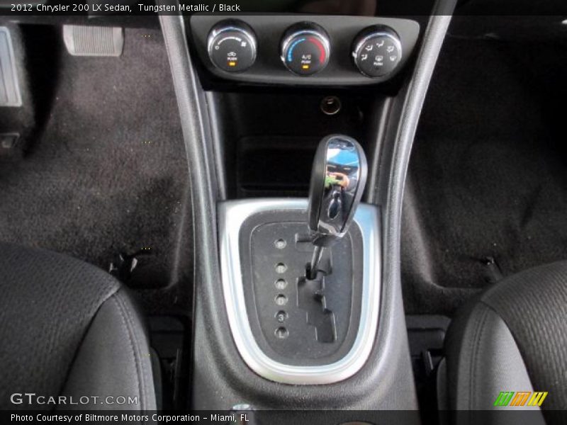 Tungsten Metallic / Black 2012 Chrysler 200 LX Sedan