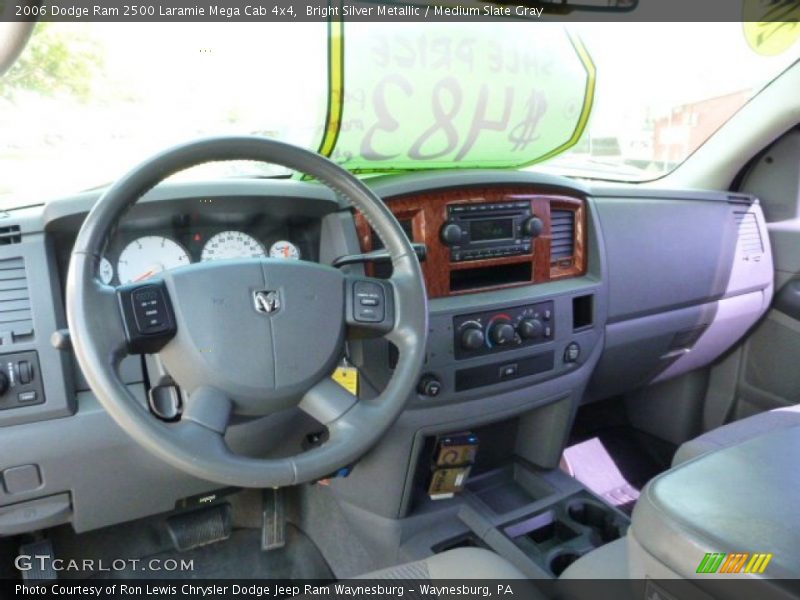 Bright Silver Metallic / Medium Slate Gray 2006 Dodge Ram 2500 Laramie Mega Cab 4x4