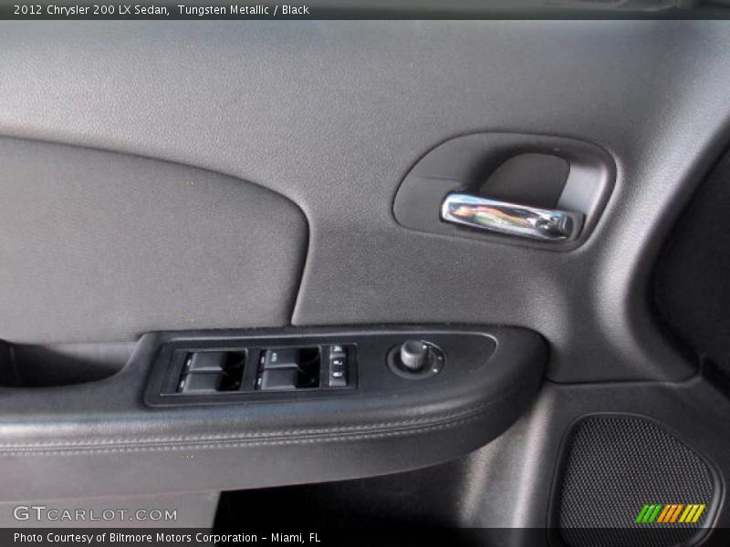 Tungsten Metallic / Black 2012 Chrysler 200 LX Sedan
