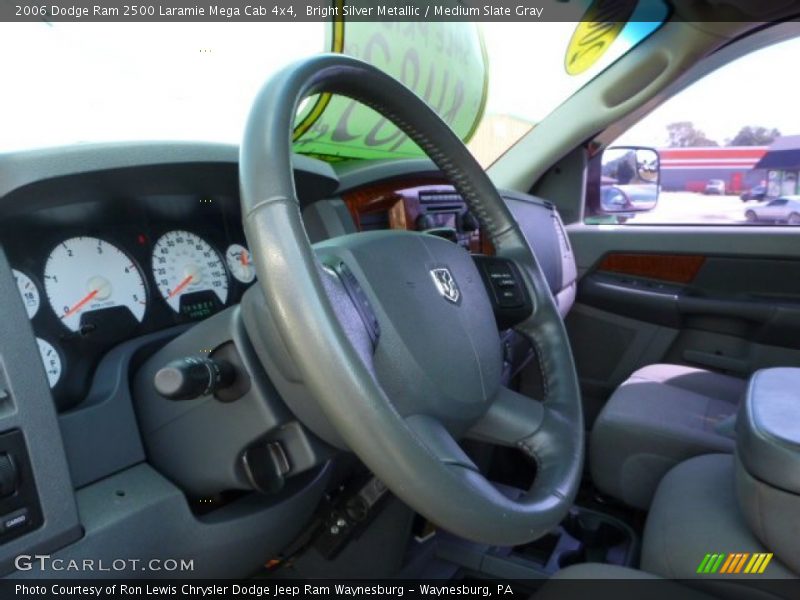 Bright Silver Metallic / Medium Slate Gray 2006 Dodge Ram 2500 Laramie Mega Cab 4x4