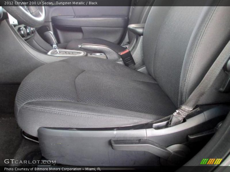 Tungsten Metallic / Black 2012 Chrysler 200 LX Sedan