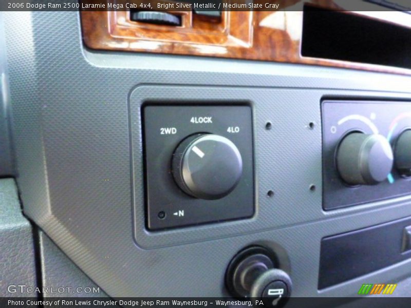 Bright Silver Metallic / Medium Slate Gray 2006 Dodge Ram 2500 Laramie Mega Cab 4x4