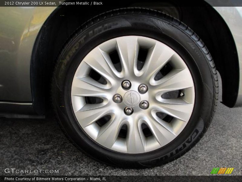 Tungsten Metallic / Black 2012 Chrysler 200 LX Sedan