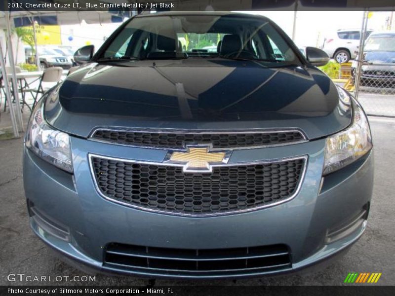 Blue Granite Metallic / Jet Black 2012 Chevrolet Cruze LT