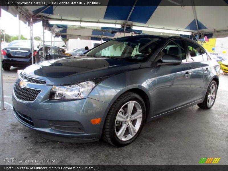 Blue Granite Metallic / Jet Black 2012 Chevrolet Cruze LT