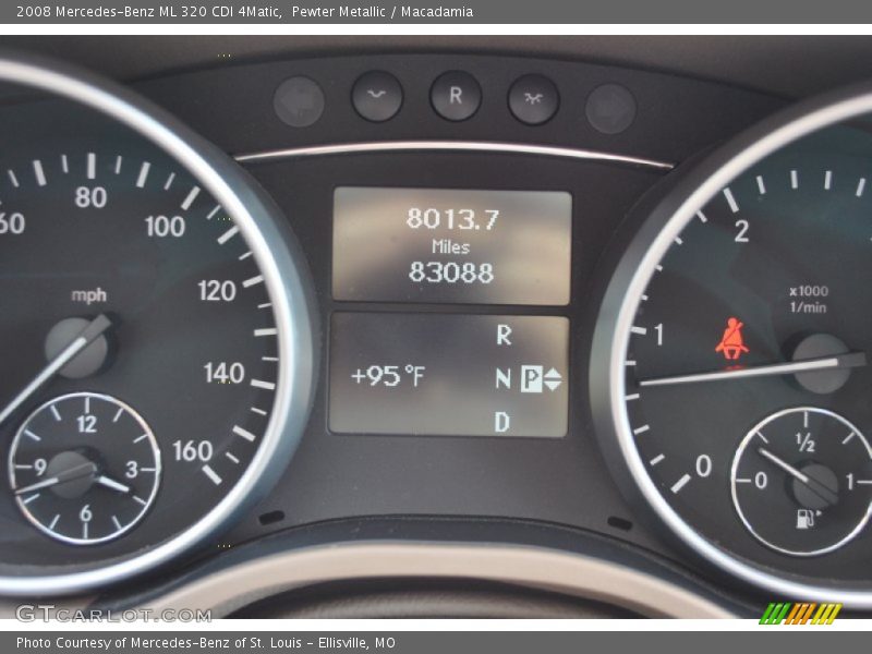 Pewter Metallic / Macadamia 2008 Mercedes-Benz ML 320 CDI 4Matic