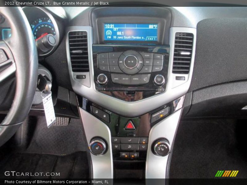 Blue Granite Metallic / Jet Black 2012 Chevrolet Cruze LT