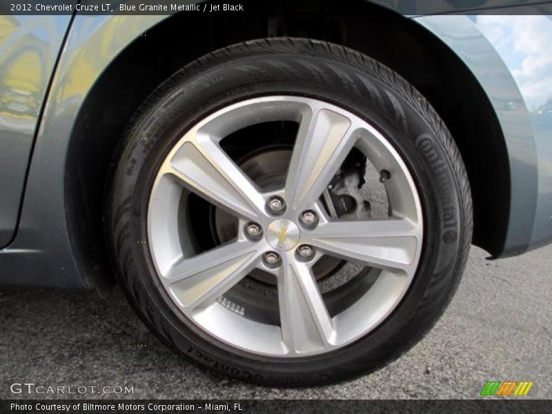 Blue Granite Metallic / Jet Black 2012 Chevrolet Cruze LT