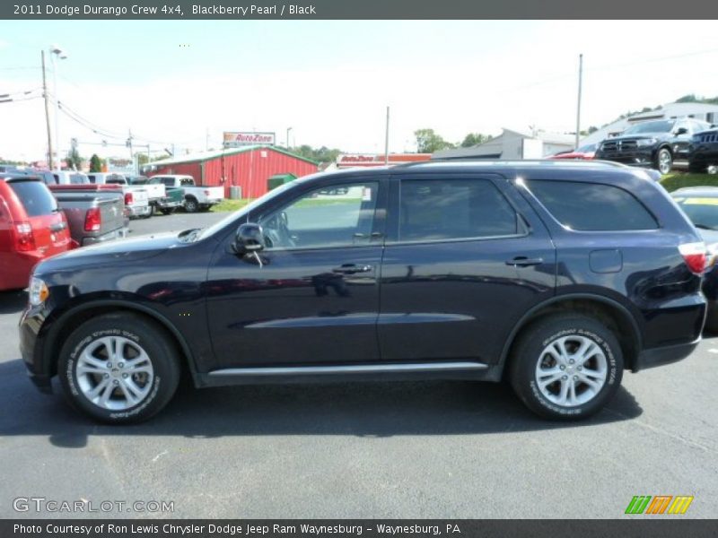 Blackberry Pearl / Black 2011 Dodge Durango Crew 4x4