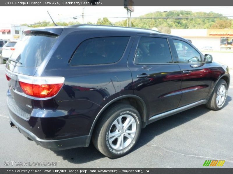 Blackberry Pearl / Black 2011 Dodge Durango Crew 4x4