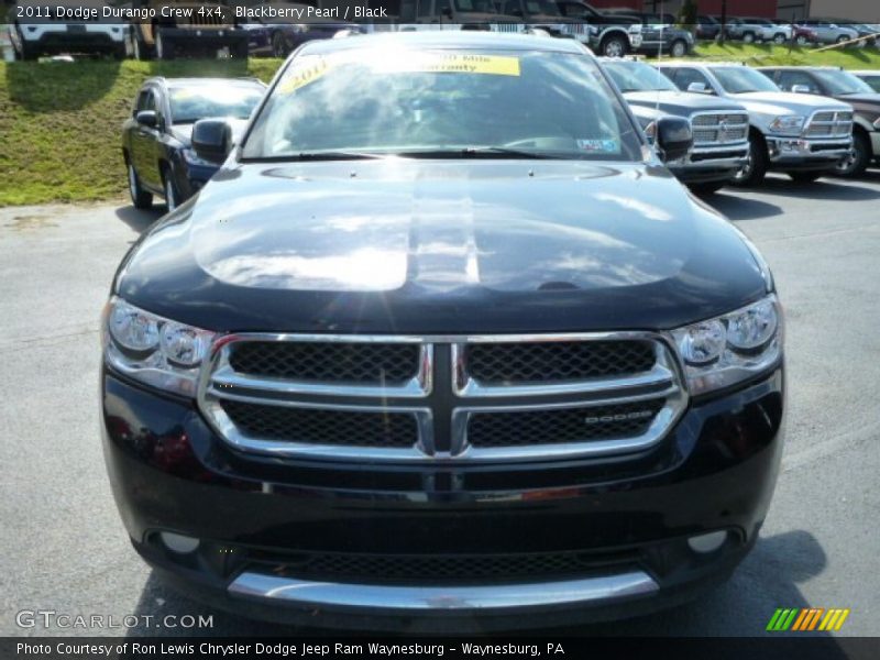 Blackberry Pearl / Black 2011 Dodge Durango Crew 4x4