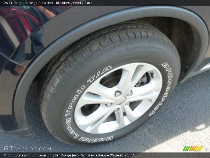 Blackberry Pearl / Black 2011 Dodge Durango Crew 4x4