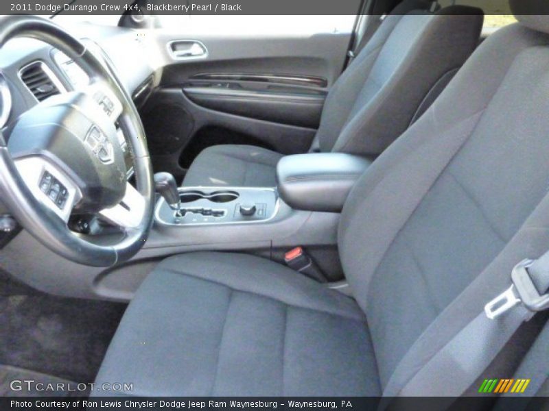 Blackberry Pearl / Black 2011 Dodge Durango Crew 4x4