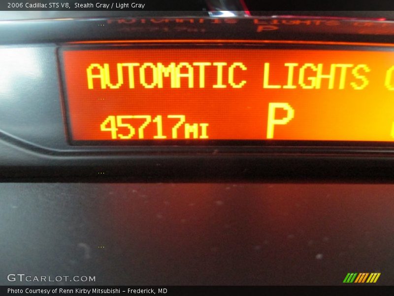 Stealth Gray / Light Gray 2006 Cadillac STS V8