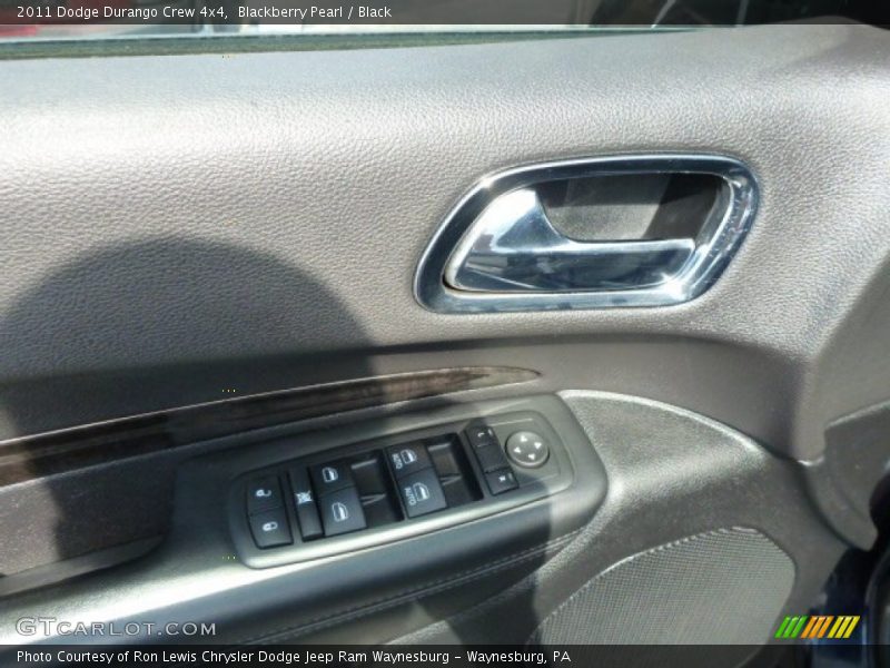 Blackberry Pearl / Black 2011 Dodge Durango Crew 4x4