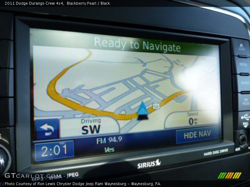 Blackberry Pearl / Black 2011 Dodge Durango Crew 4x4