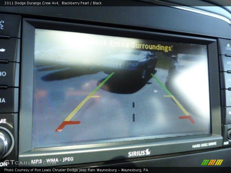 Blackberry Pearl / Black 2011 Dodge Durango Crew 4x4