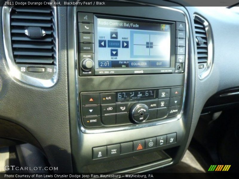 Blackberry Pearl / Black 2011 Dodge Durango Crew 4x4