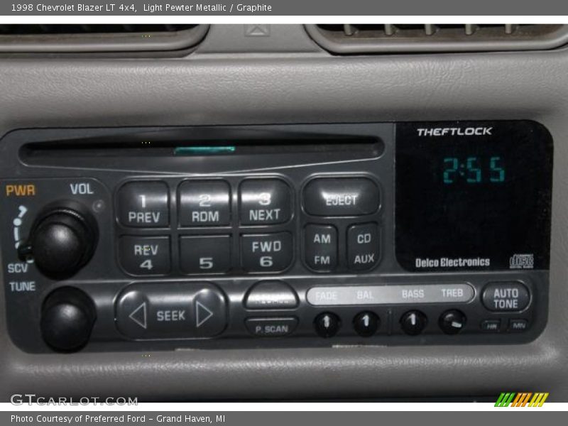 Audio System of 1998 Blazer LT 4x4
