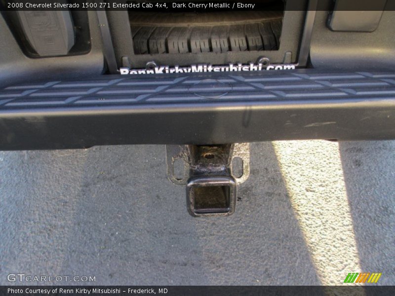 Dark Cherry Metallic / Ebony 2008 Chevrolet Silverado 1500 Z71 Extended Cab 4x4