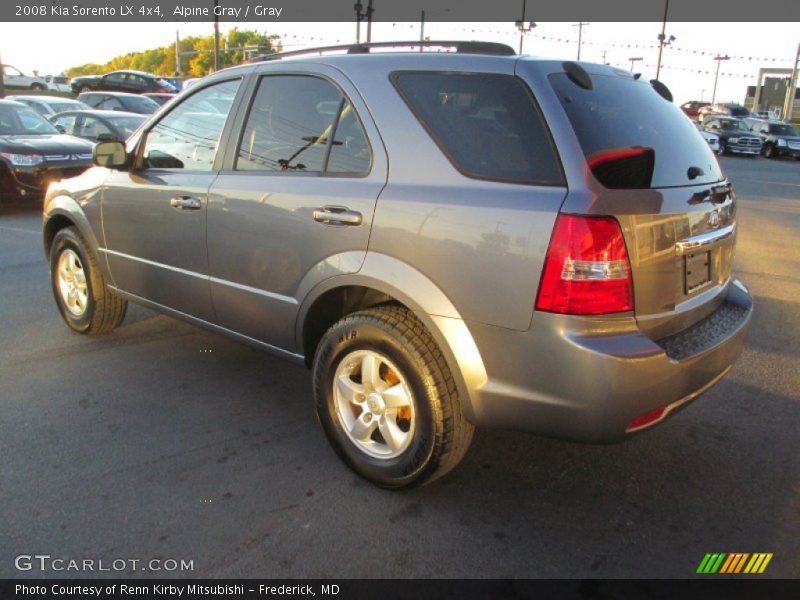 Alpine Gray / Gray 2008 Kia Sorento LX 4x4