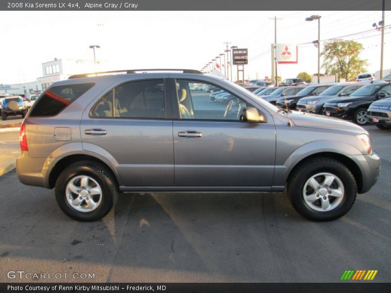 Alpine Gray / Gray 2008 Kia Sorento LX 4x4