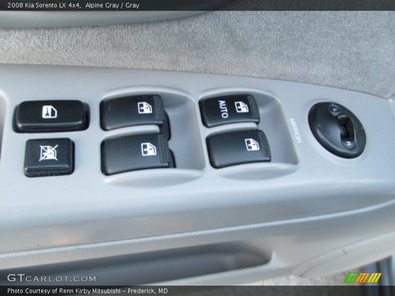 Alpine Gray / Gray 2008 Kia Sorento LX 4x4