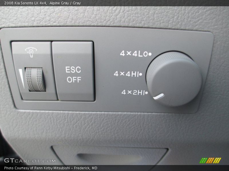 Alpine Gray / Gray 2008 Kia Sorento LX 4x4